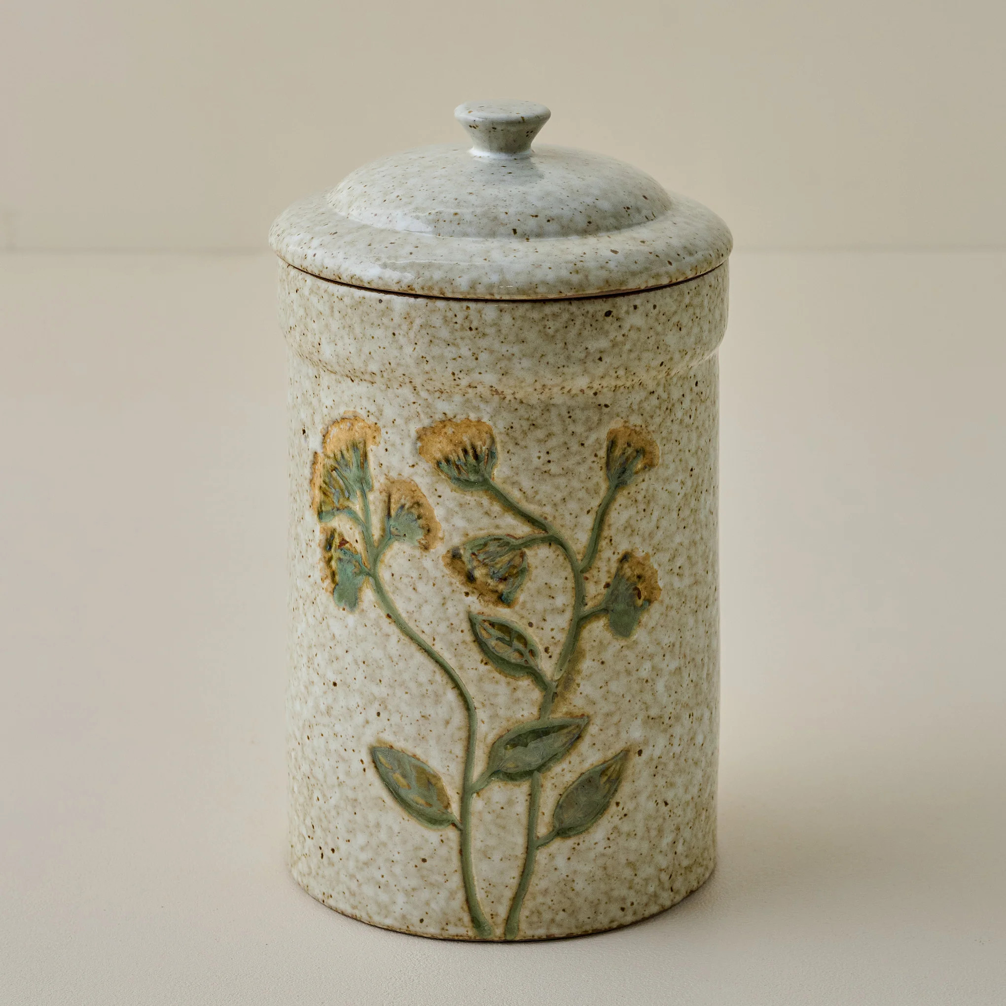 Golden Wildflower Canister | Magnolia