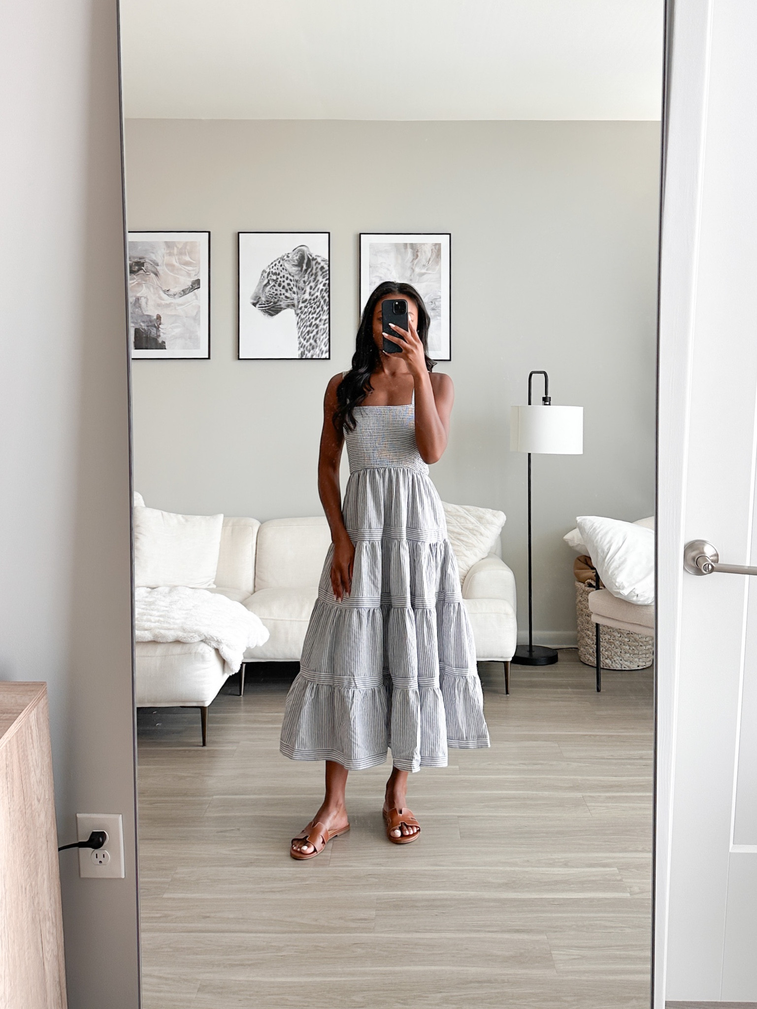 Midi dress, navy blue dress, summer style, striped dress for summer 

#LTKunder100 #LTKstyletip #LTKSeasonal