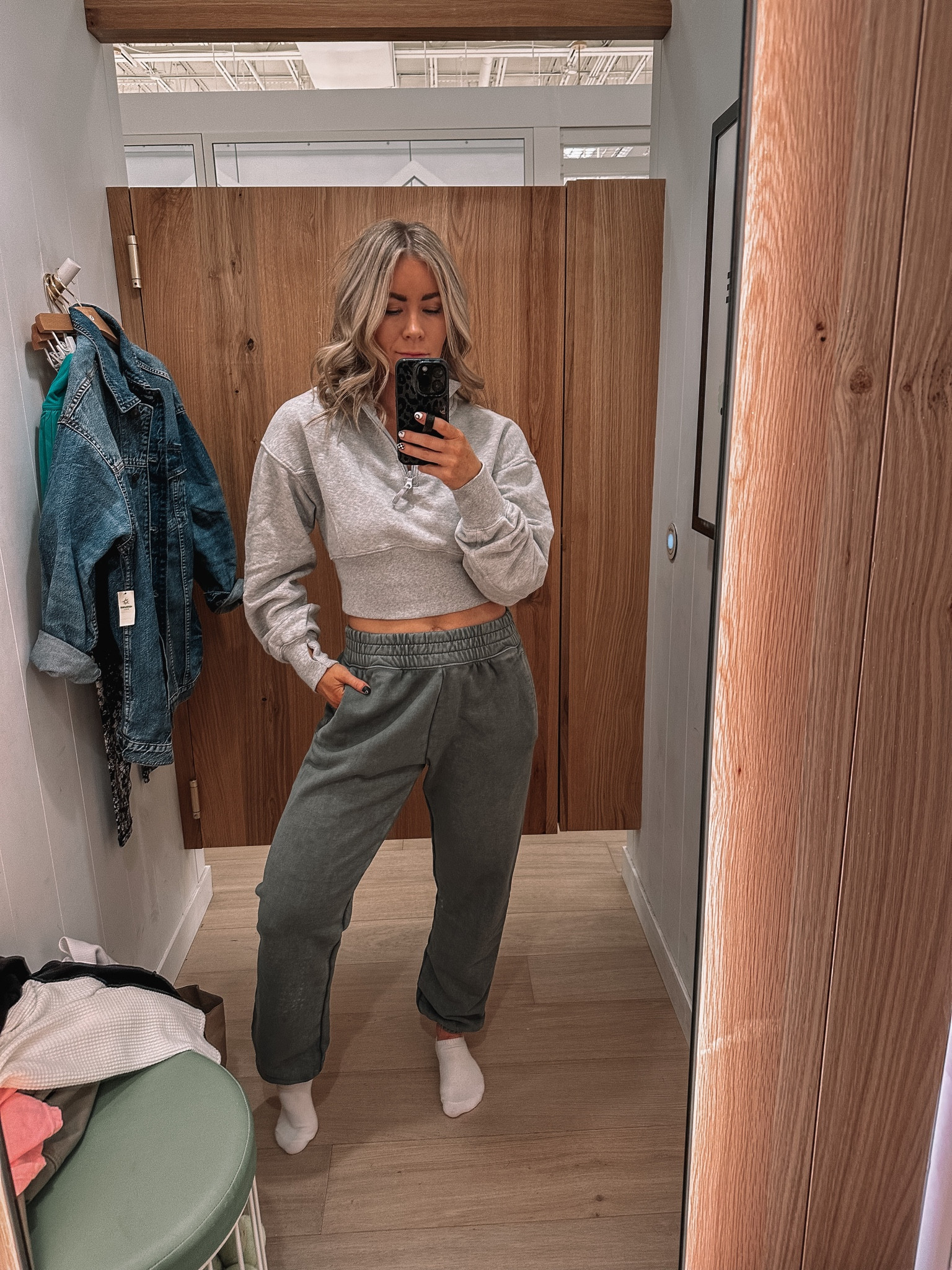 Aerie, aerie real, athleisure, casual , varsity sweater,  joggers, sweatpants 

#LTKunder50 #LTKsalealert #LTKunder100