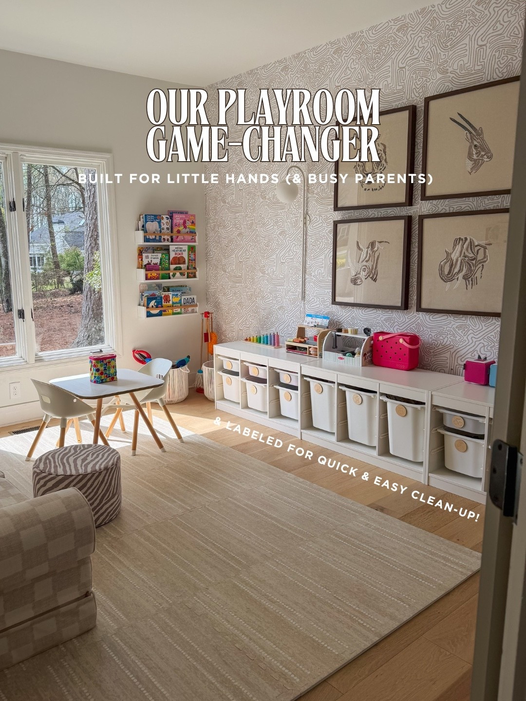 The ultimate playroom organization system — we love these ikea units! 

#LTKKids #LTKHome #LTKmomlife