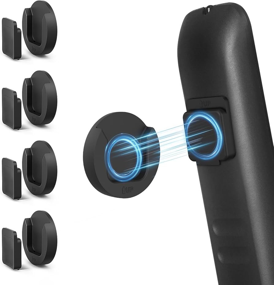Magnetic Remote Control Holder Wall Mount, 4 Pack Upgrade Remote Control Organizers Storage Self-... | Amazon (US)