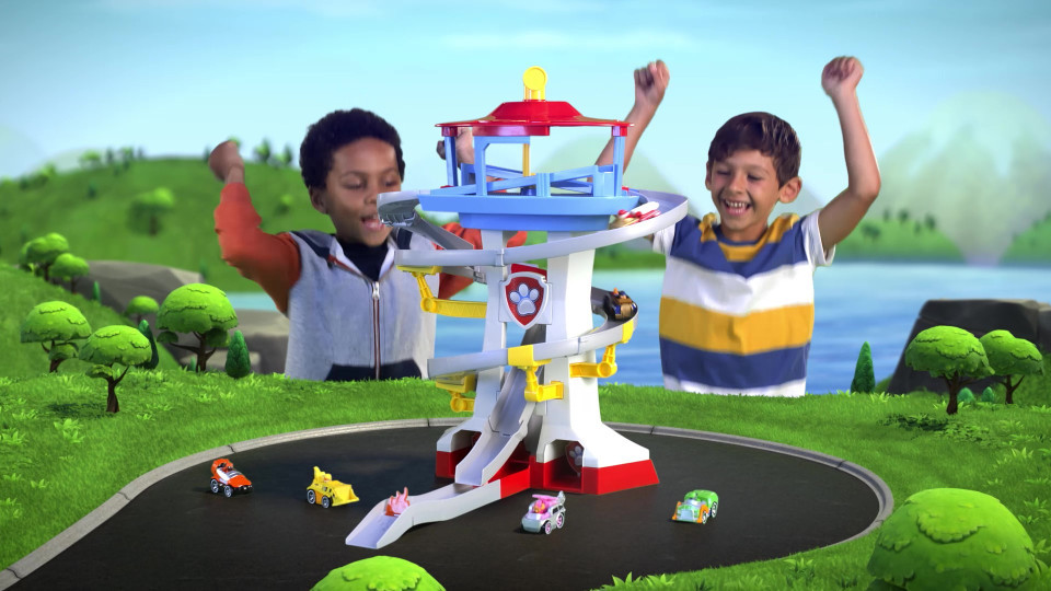PAW Patrol, True Metal Adventure Bay Rescue Way Playset with 2 Exclusive Vehicles, 1:55 Scale - W... | Walmart (US)