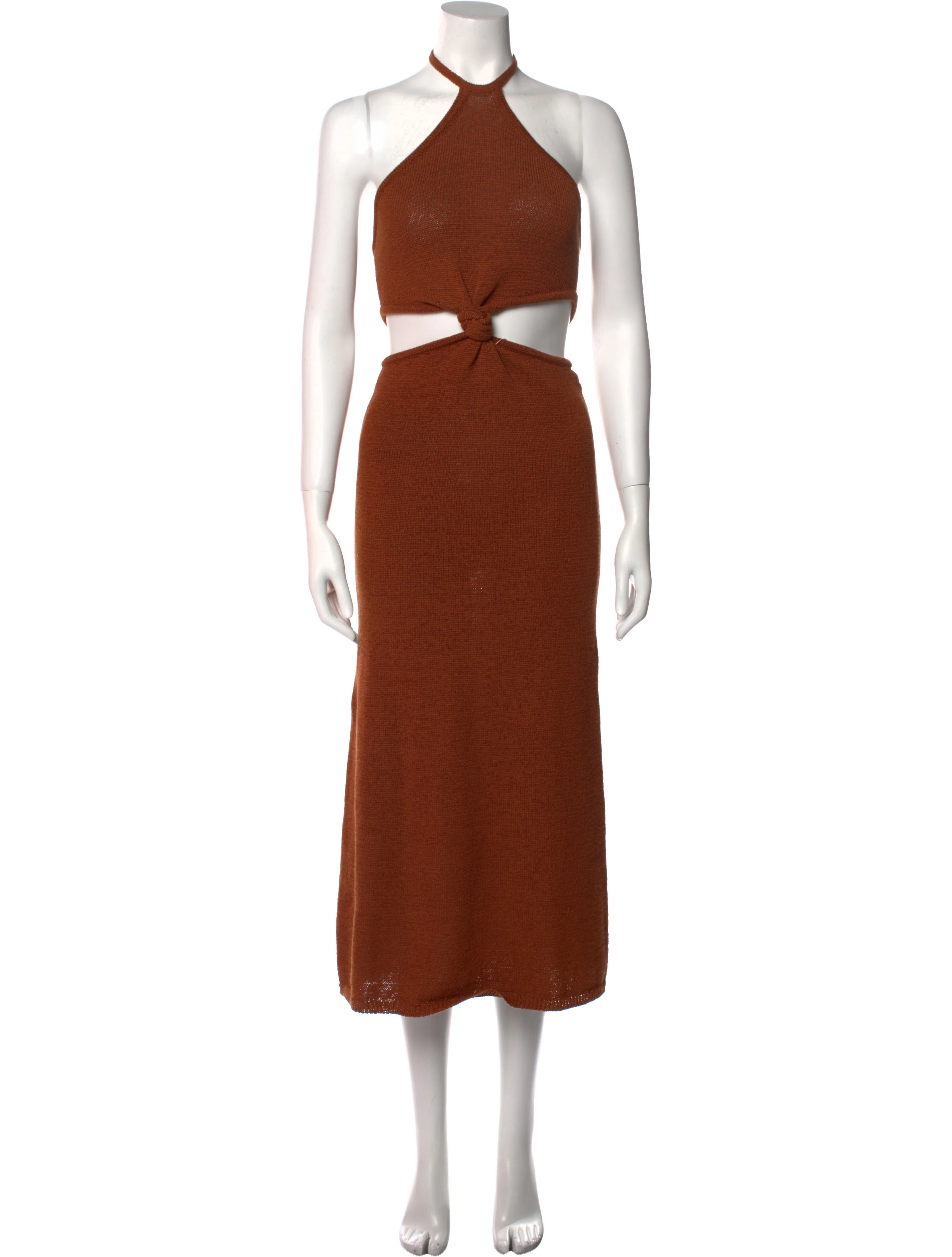 Halterneck Long Dress w/ Tags | The RealReal