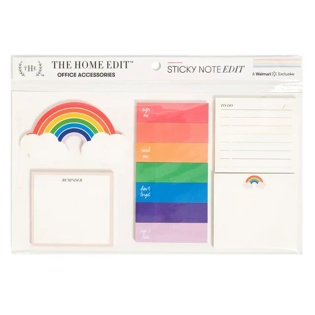 The Home Edit Sticky Note Edit, Rainbow | Walmart (US)