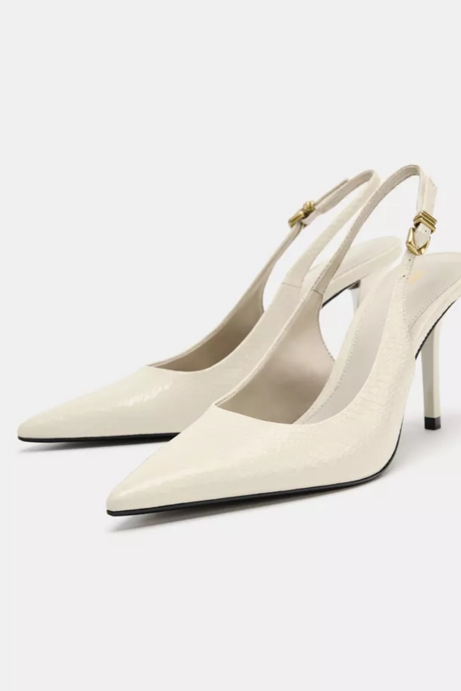 Embossed ivory slingback 👏🏼

#LTKootd #LTKSeasonal