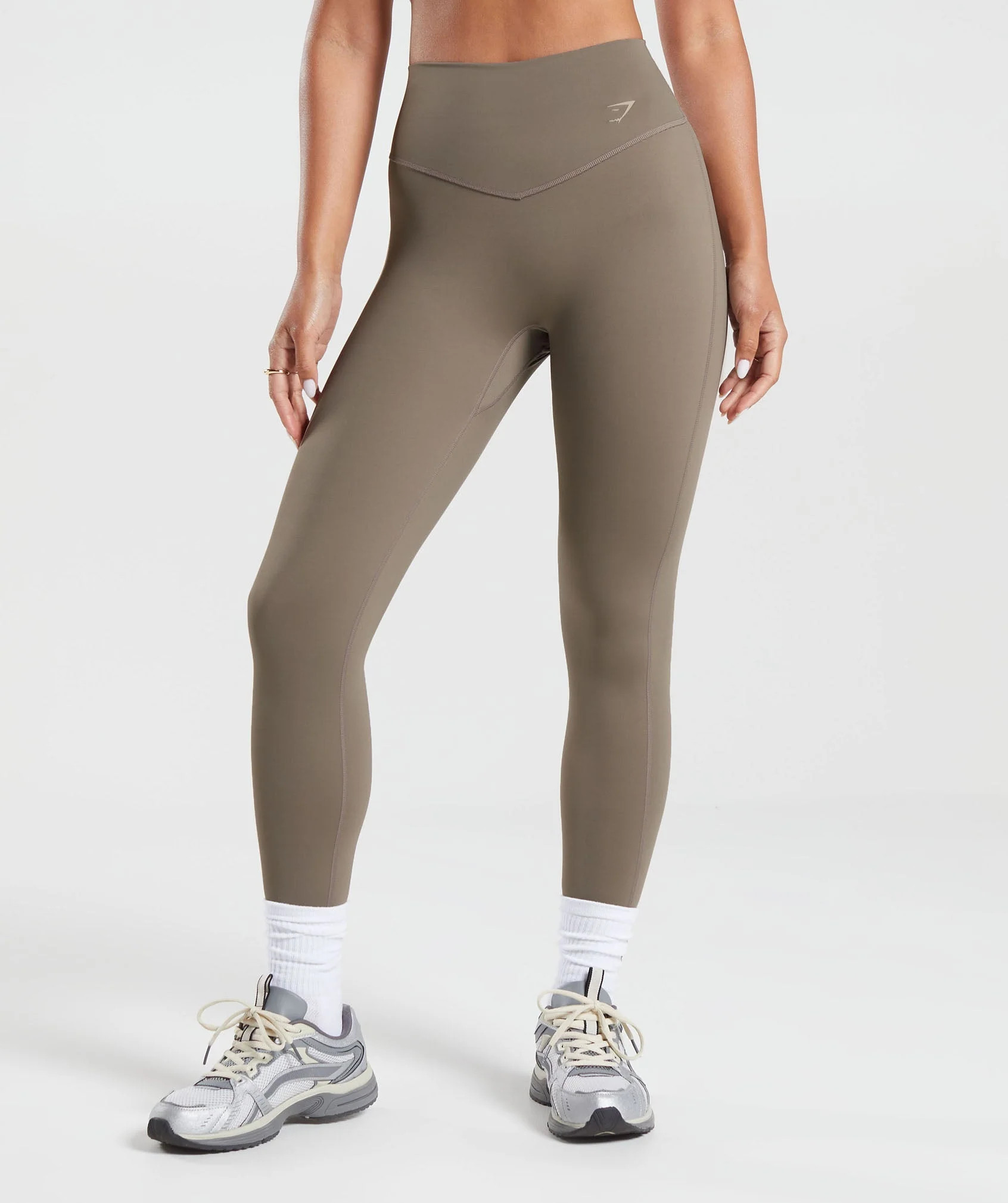 Gymshark Elevate Leggings - Brushed Brown | Gymshark US