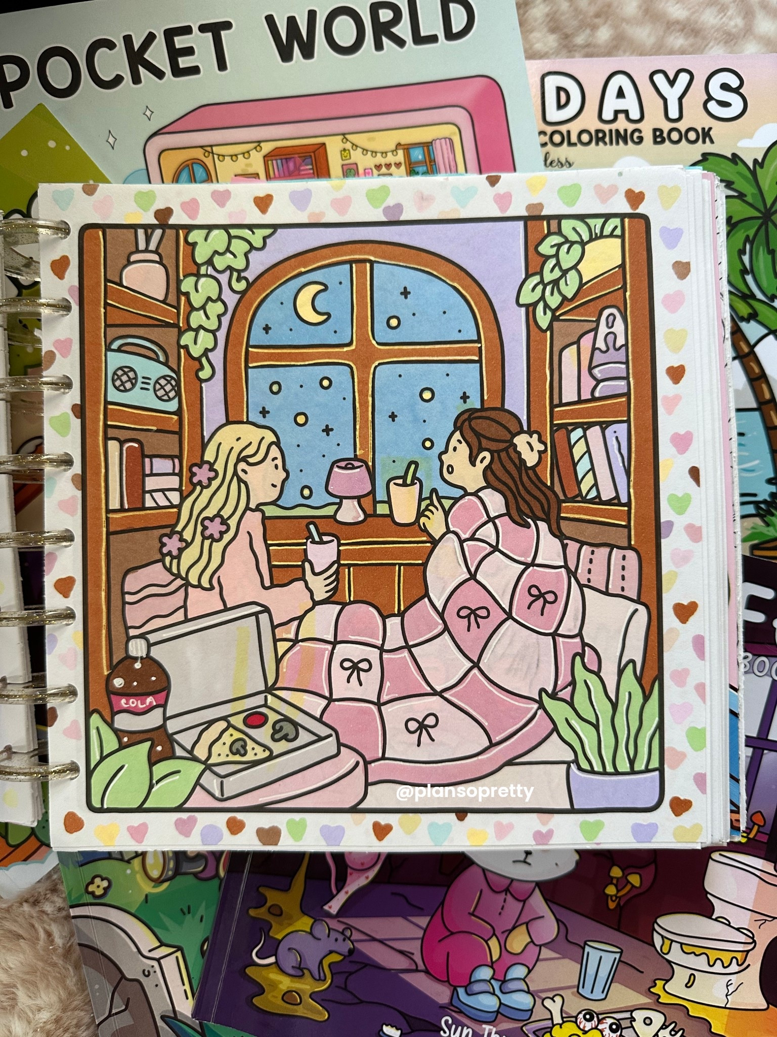 Cozy Fall Girls Night! Looks comfy page is from Girl Moments Vol 1! Books and supplies linked in my bio #cocowyo #girlmoments #ohuhumarkers #coloringcommunity #cozycoloring #worldofcolorists #coloringwithlove #coloringpage #coloringhobby

#LTKFindsUnder50 #LTKHome #LTKSeasonal