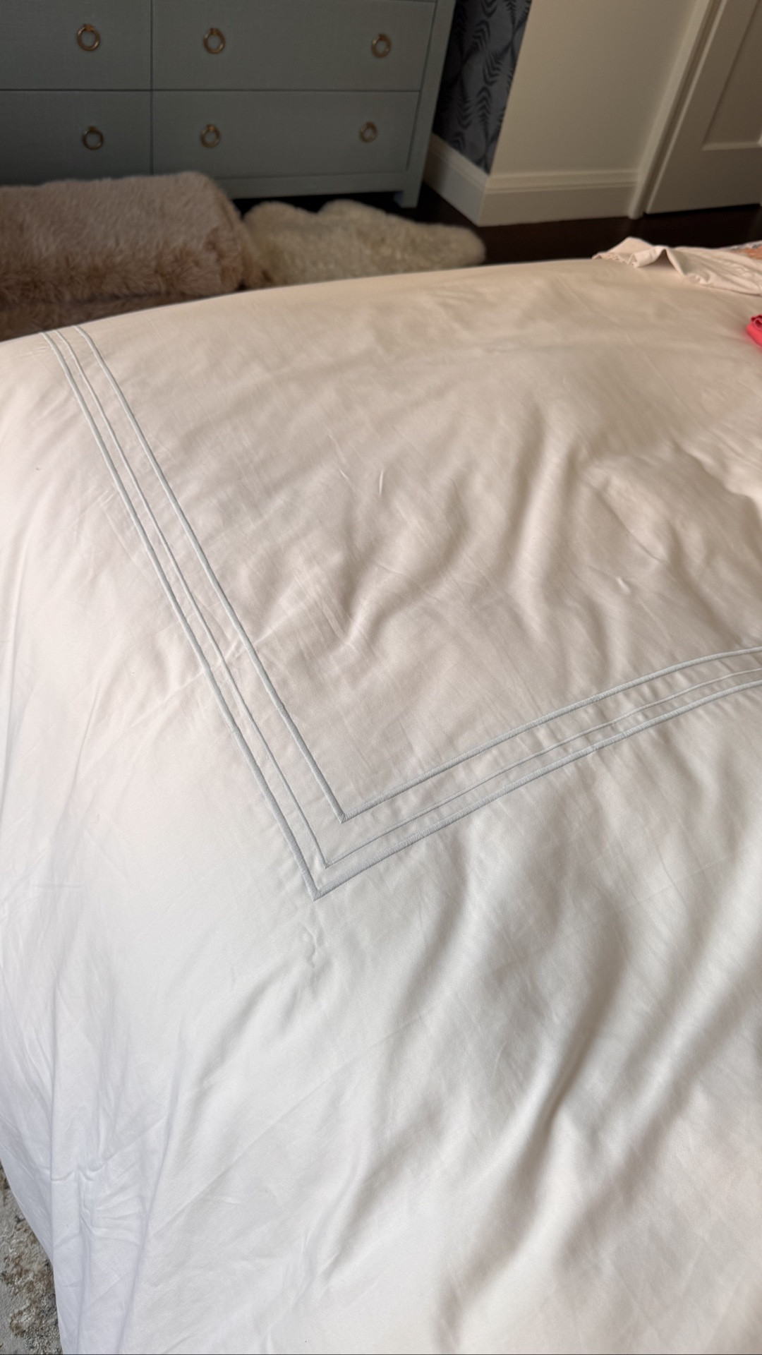 Duvet for bedroom. Bedroom refresh.  I love this duvet because it makes me feel like I’m at a hotel. I have had it since December and absolutely love it. The fabric is such high-quality. It literally makes you feel like you’re wrapped in a five star duvet. It is also on sale right now so I would run and not walk to grab it because it’s definitely more on the expensive side but given that it’s on sale you definitely need to grab it.

#LTKHome #LTKstorytime #LTKSaleAlert
