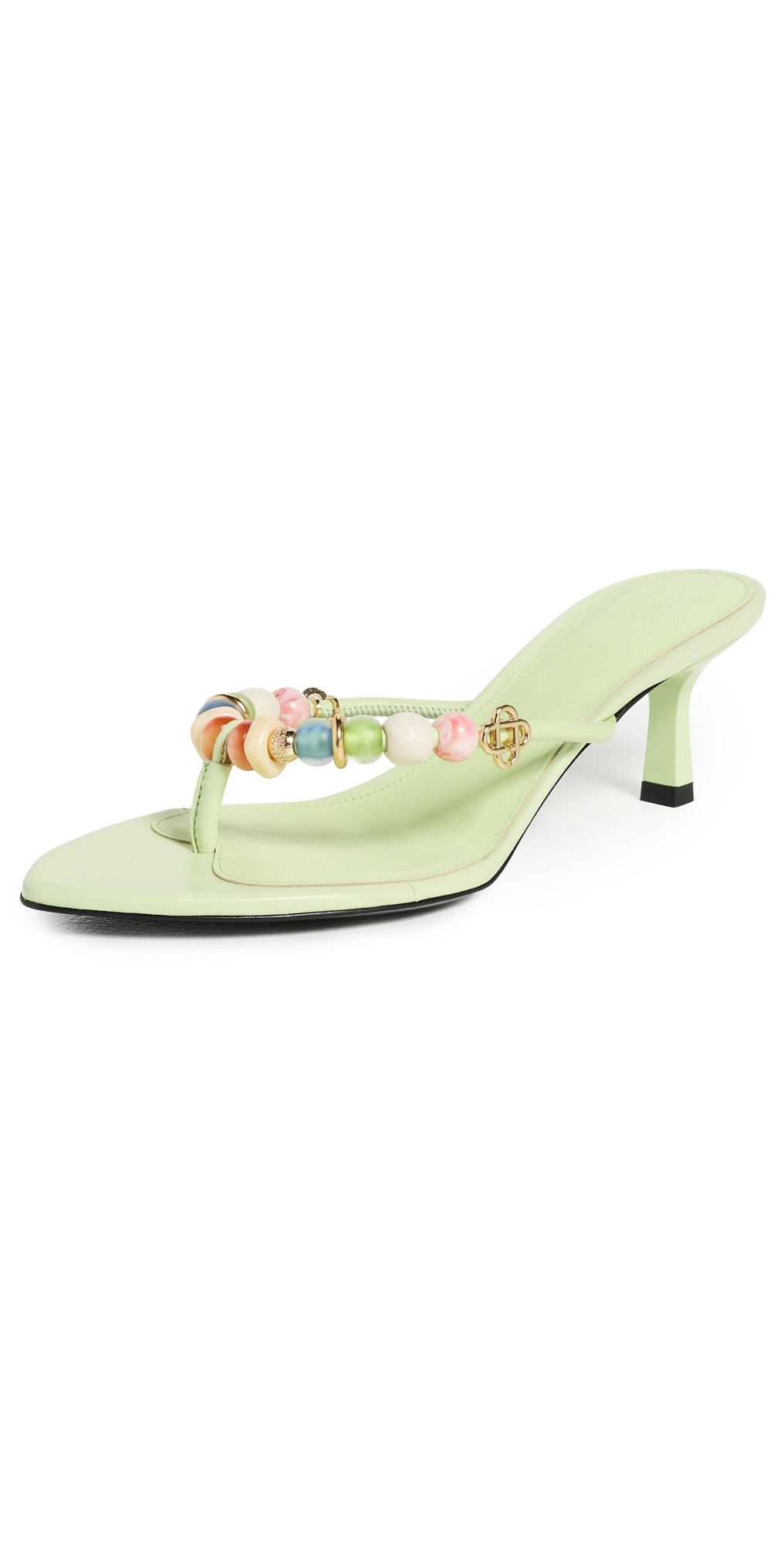 Casablanca Beaded Sandals Mint 36 | Shopbop