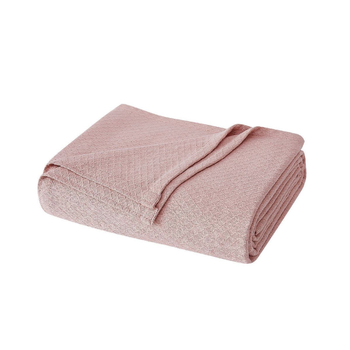 King Deluxe Woven Cotton Bed Blanket Blush - Charisma | Target
