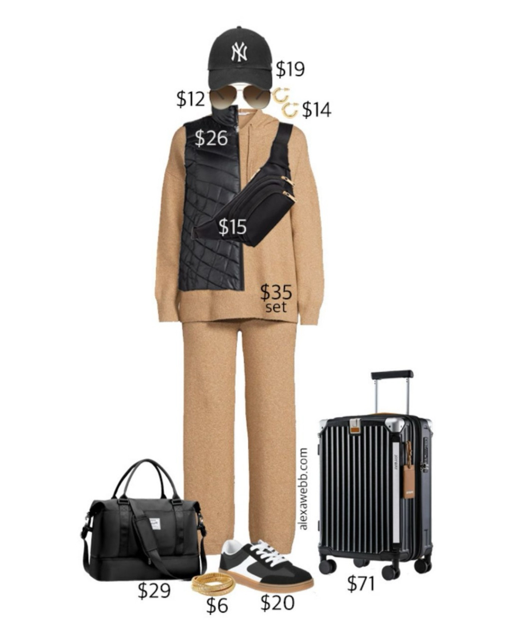 Plus Size on a Budget – Airport Outfit with @Walmart.  This plussize easy casual outfit is perfect for traveling this fall. #walmartpartner Start with a matching hoodie sweater set.  Cozy!  It is available in sizes XS – 4X.  Don’t you just love #walmartfashion?  I do!  Top this sweater set with a puffer vest and extra large fanny pack worn across the body. So chic and so easy! @walmartfashion Alexa Webb #plussize 

#LTKPlusSize #LTKFindsUnder50 #LTKTravel