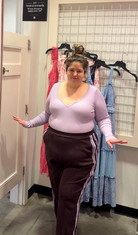 the cutest track pant set I ever did see 💜 wearing size 2 in bottoms 1 in top 

#LTKSaleAlert #LTKMidsize #LTKPlusSize