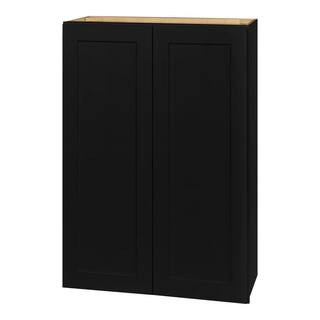 Avondale 30 in. W x 12 in. D x 42 in. H Ready to Assemble Plywood Shaker Wall Kitchen Cabinet in ... | The Home Depot