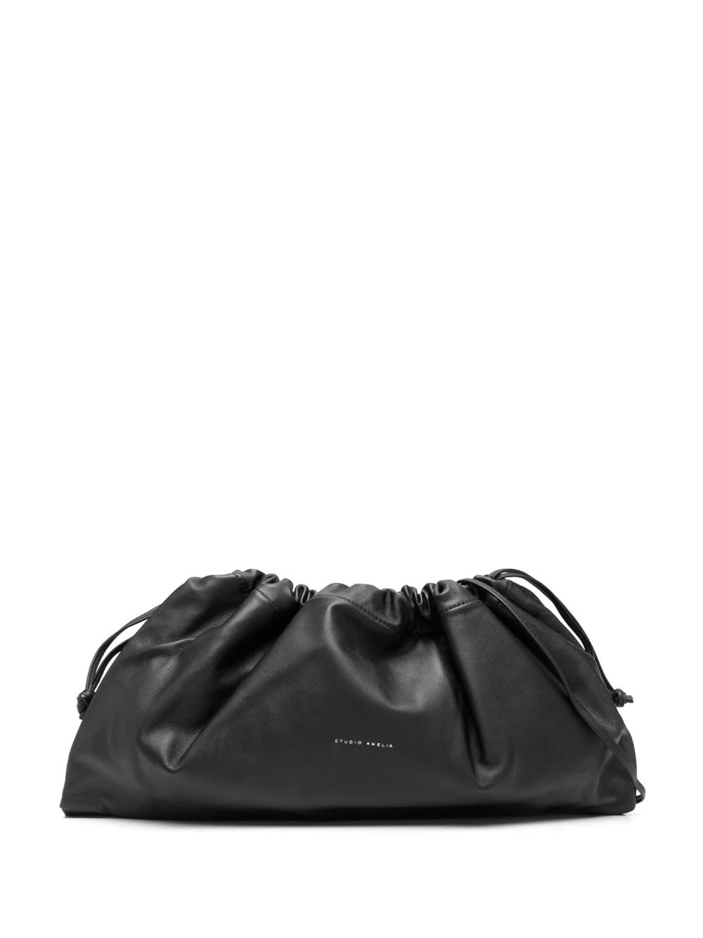 drawstring leather shoulder bag | Farfetch Global
