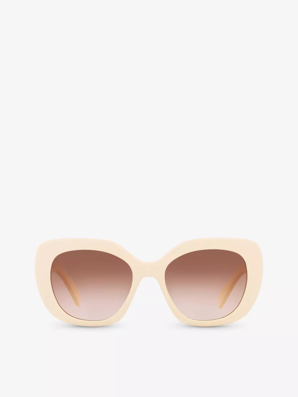 CL000366 CL40226U butterfly-frame acetate sunglasses | Selfridges