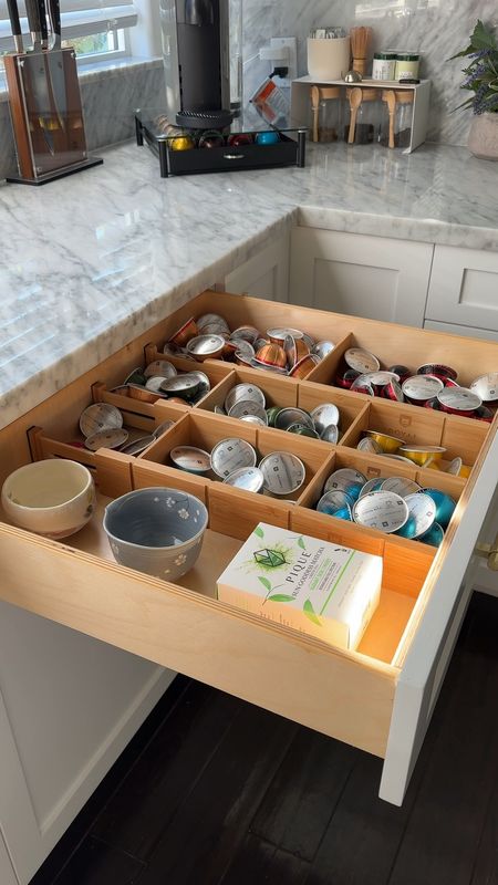 Organize my coffee drawer & station with me. These adjustable bamboo drawer organizers work great in different drawers in the kitchen or bathroom.

Organization, organizing, Amazon home organization, coffee bar station, kitchen organization, Amazon must haves

#LTKVideo #LTKsalealert #LTKhome