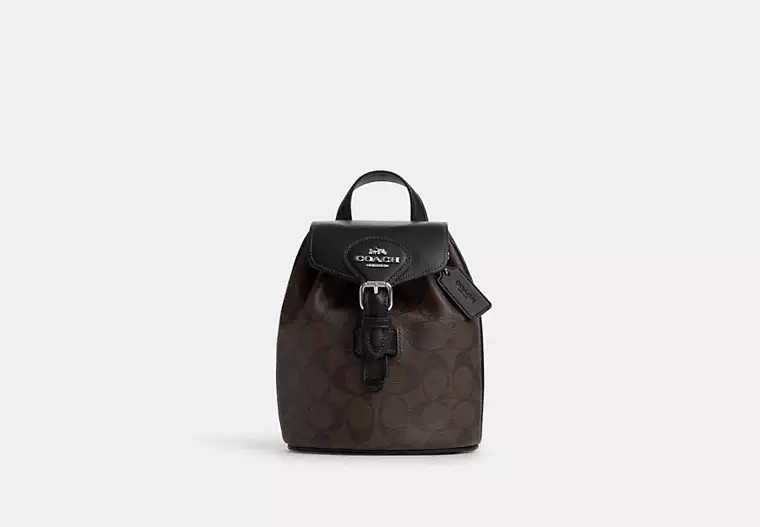 Amelia Convertible Backpack In Signature Canvas | Coach (UK)