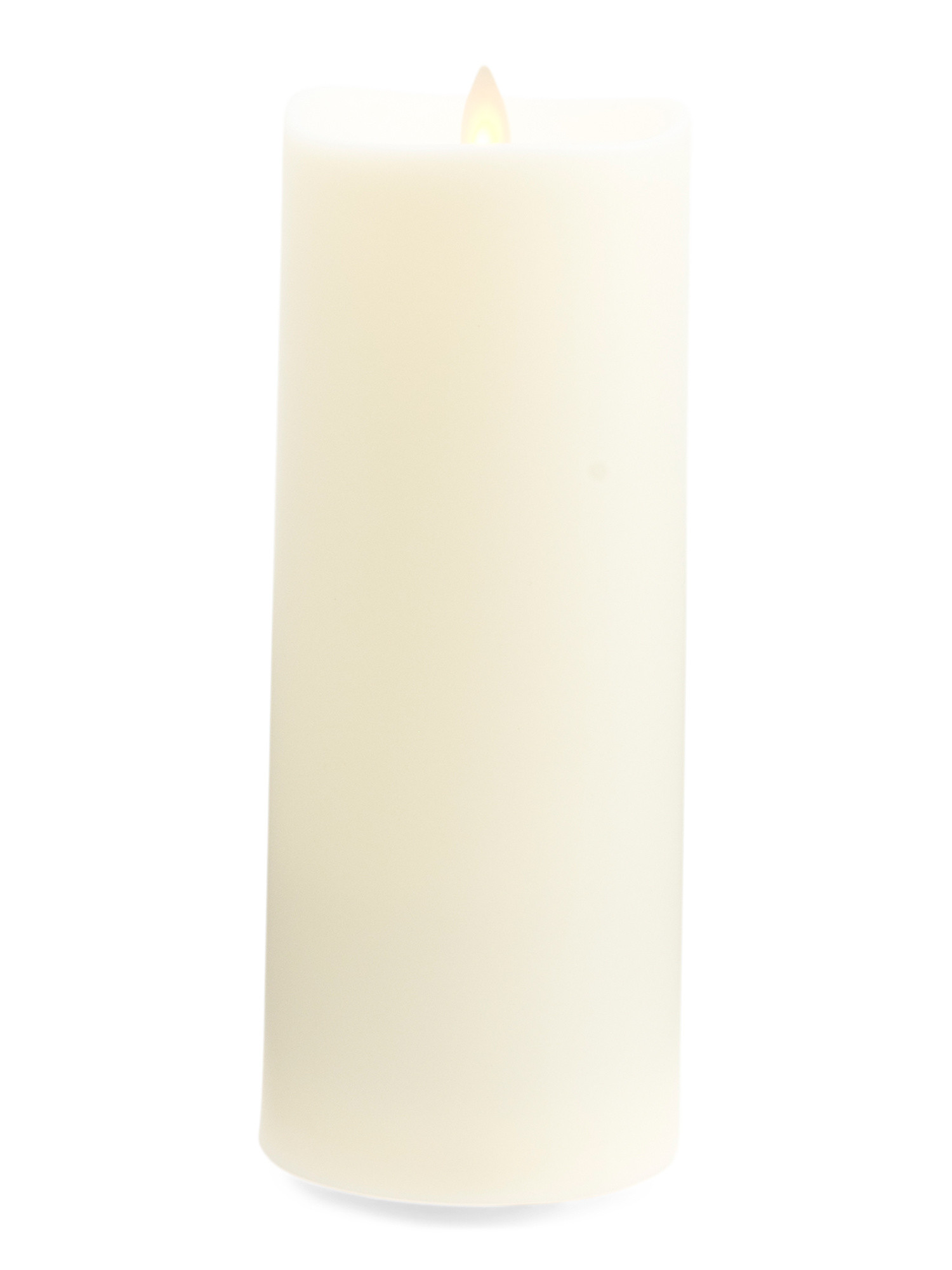 3x8 Indoor Outdoor Melted Matte Plastic Pillar Led Candle | Candles | Marshalls | Marshalls