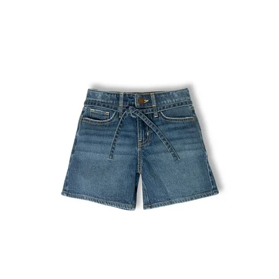 Wonder Nation Girls Baggy Denim Shorts, Size 5-18 | Walmart (US)