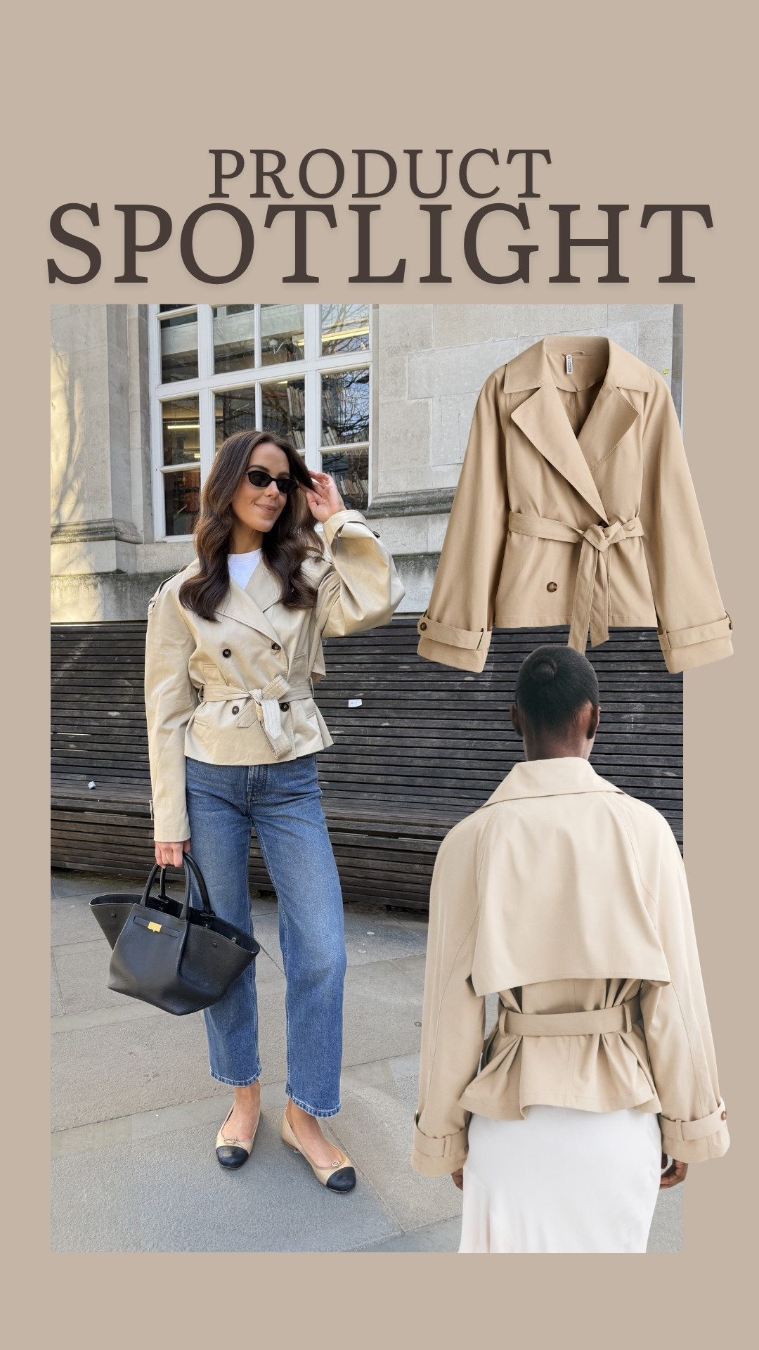 a dupe for the perfect cropped trench 🤎✨

#LTKstyletip #LTKunboxing #LTKworkwear