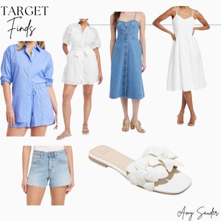 Target finds 
White dress 
Sandals 

#LTKfindsunder50 #LTKfindsunder100 #LTKSeasonal