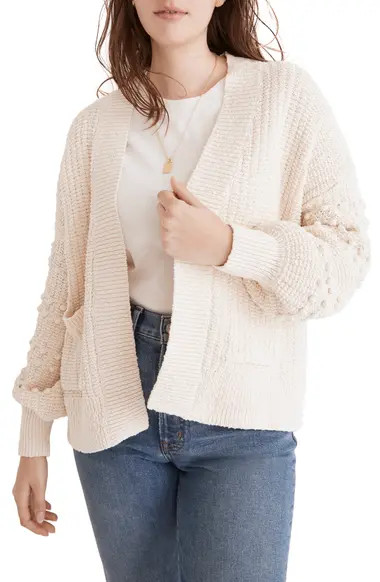 Madewell Bobble Cardigan Sweater (Regular & Plus Size) | Nordstrom
