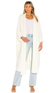 Tularosa Ribbed Cardigan in Cream from Revolve.com | Revolve Clothing (Global)
