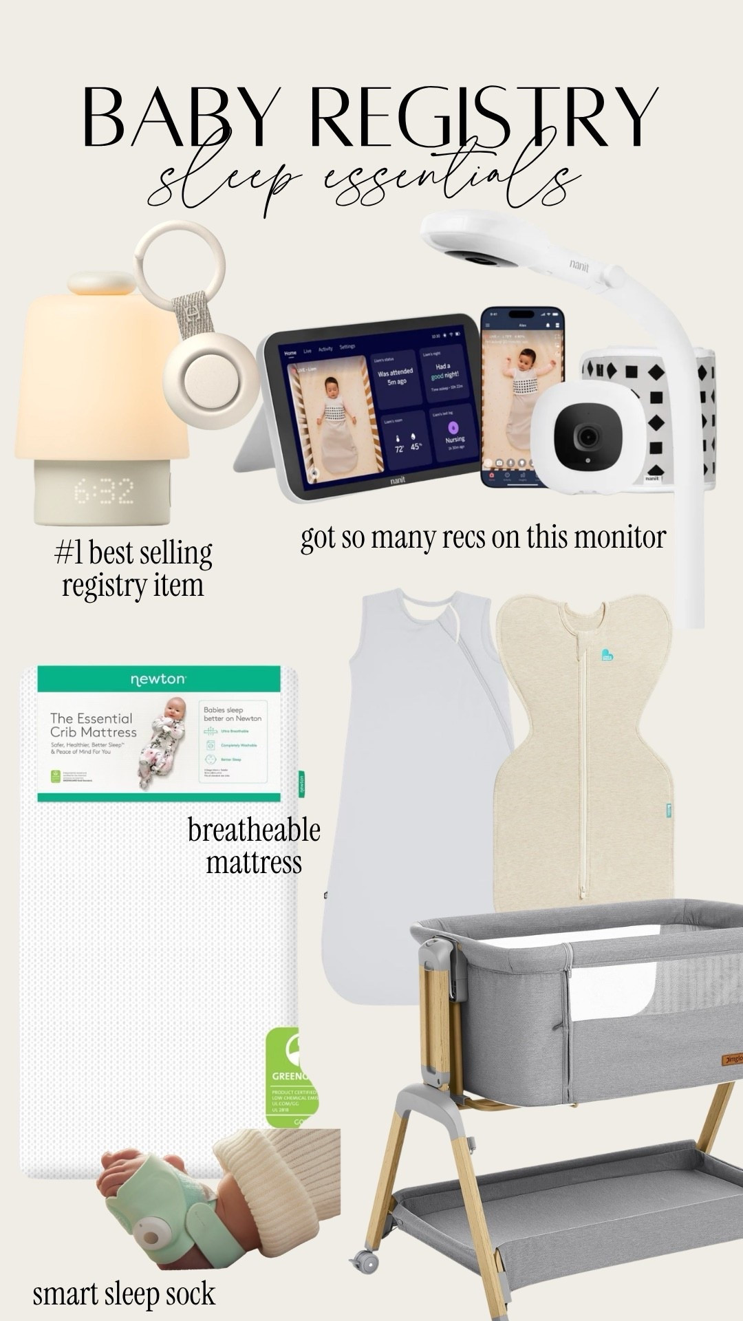 Baby registry sleep essentials 

#LTKBaby #LTKHome