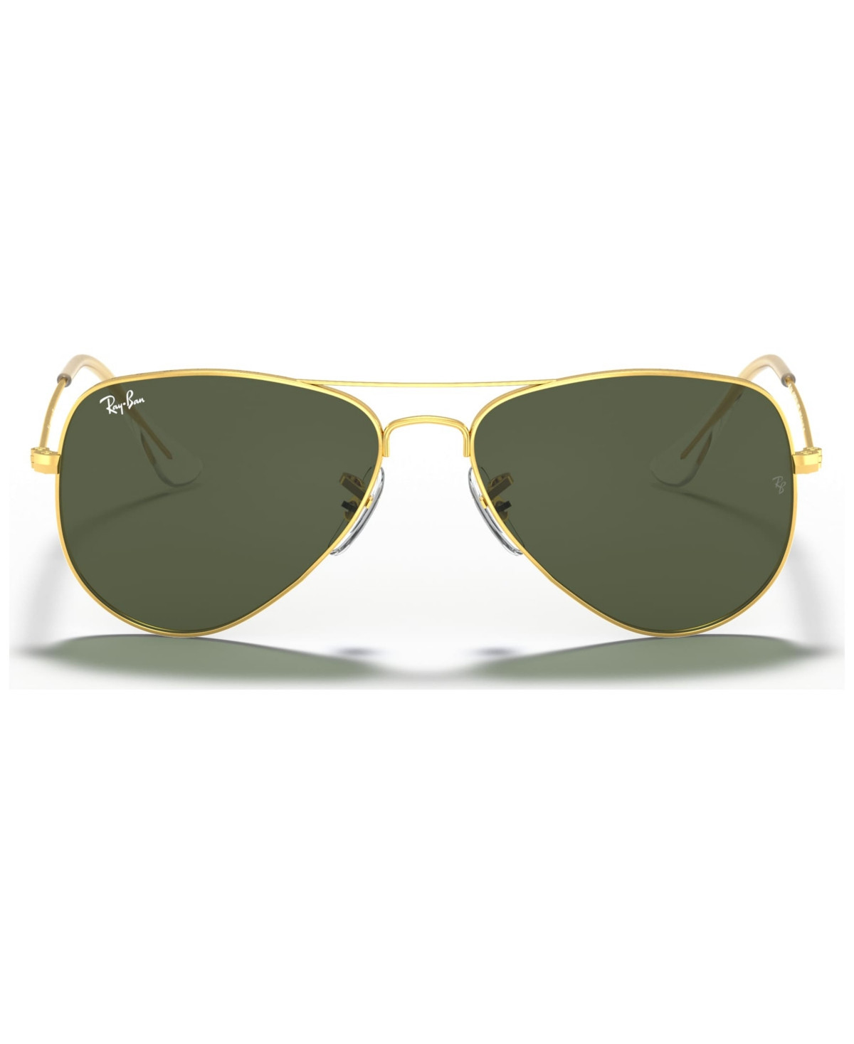 Ray-Ban Sunglasses, RB3044 Aviator Small - GOLD SHINY/GREY | Macy's