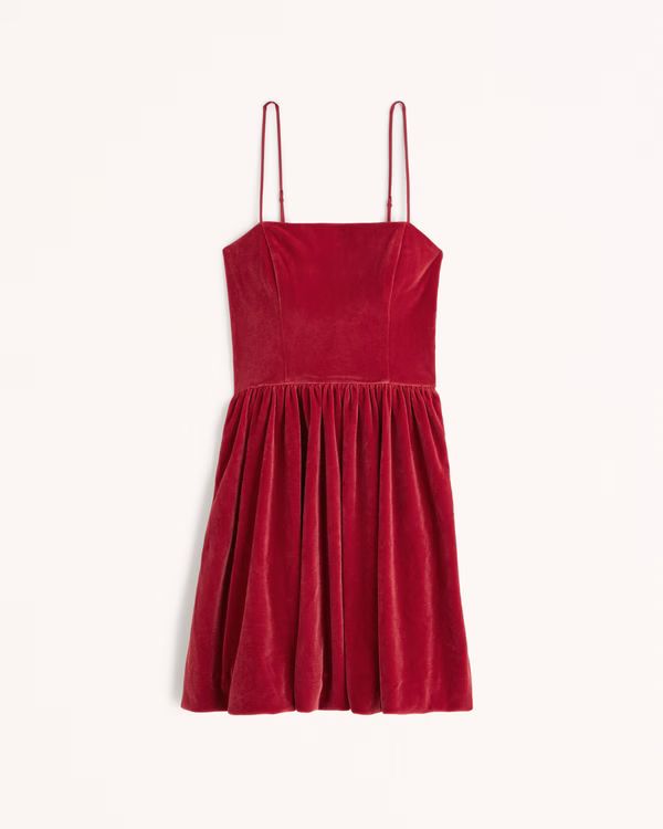 Women's Velvet Mini Dress | Women's New Arrivals | Abercrombie.com | Abercrombie & Fitch (US)