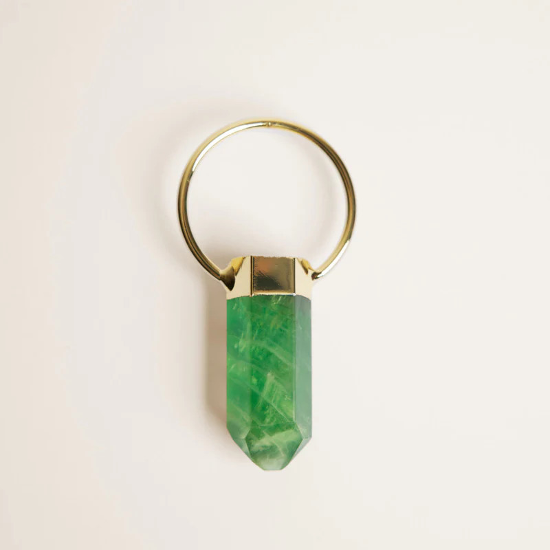 Green Fluorite Crystal Charm | Parker Thatch