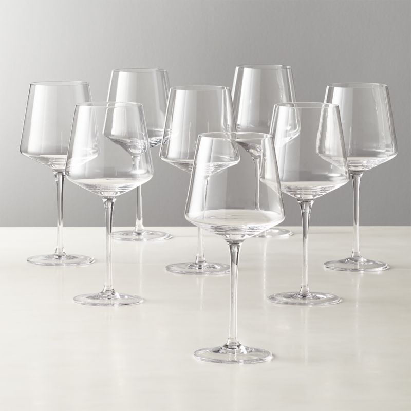 Muse White Wine Glasses Set of 8 | CB2 | CB2