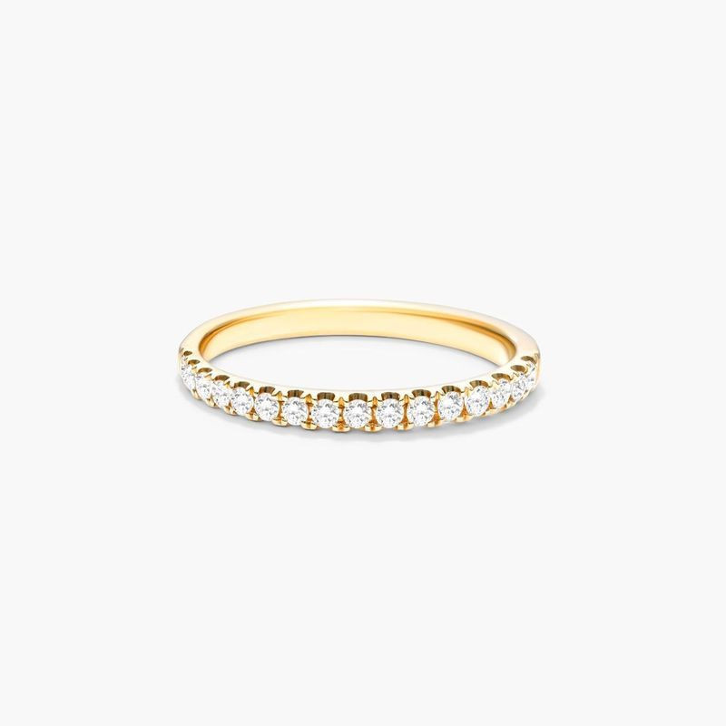 14K Yellow Gold Micropavé Diamond Ring (0.25 CTW) | JamesAllen