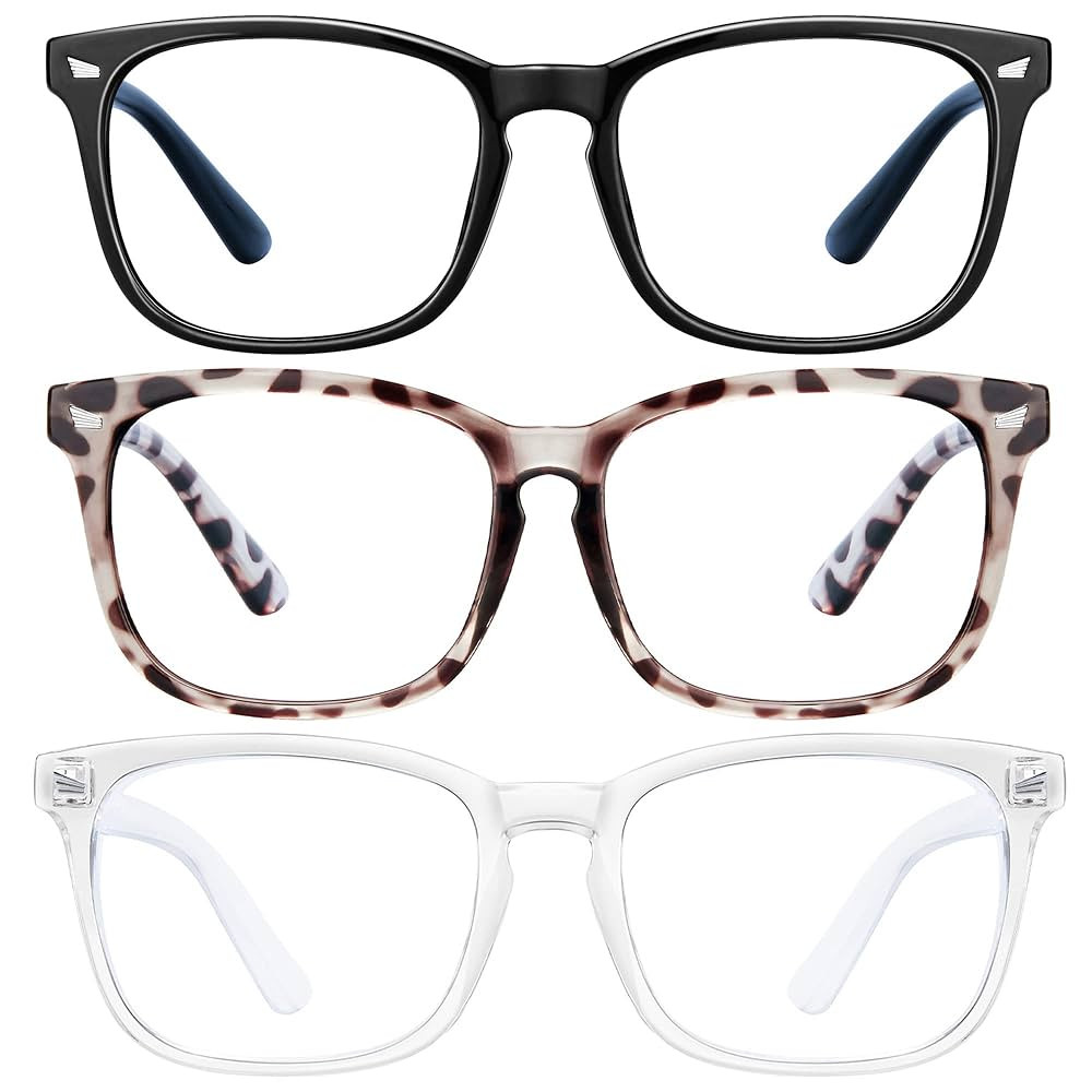 hunsquer Blue Light Glasses for Woman/Men Computer Blue Light Glasses | Amazon (US)