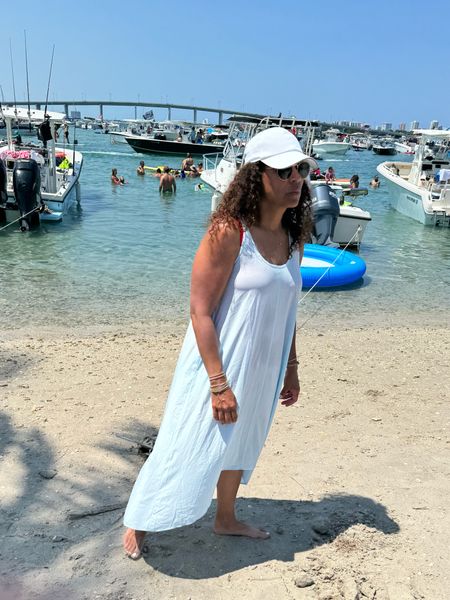 This dress is a surprise. I threw in at the last minute and it’s so good. It’s light, has pockets and is airy. 
Ballcap @lululemon 
Dress @athleta I’m in my smaller size and petite. Use code CARD10 for an additional 10% off. 

#LTKSaleAlert #LTKFindsUnder100 #LTKActive