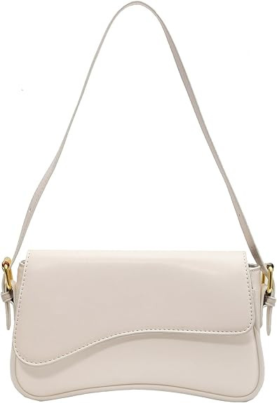 Shoulder Bag for Women Y2K Trendy Purse Vegan Leather Hobo Handbags Clutch Saddle Bag with 2 Remo... | Amazon (US)