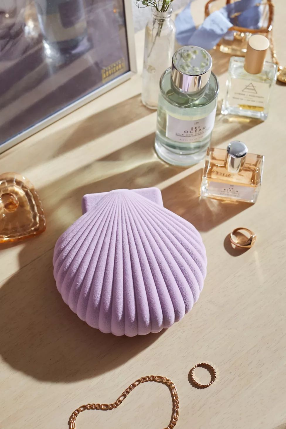 DOIY Shell Velvet Jewelry Box | Urban Outfitters (US and RoW)