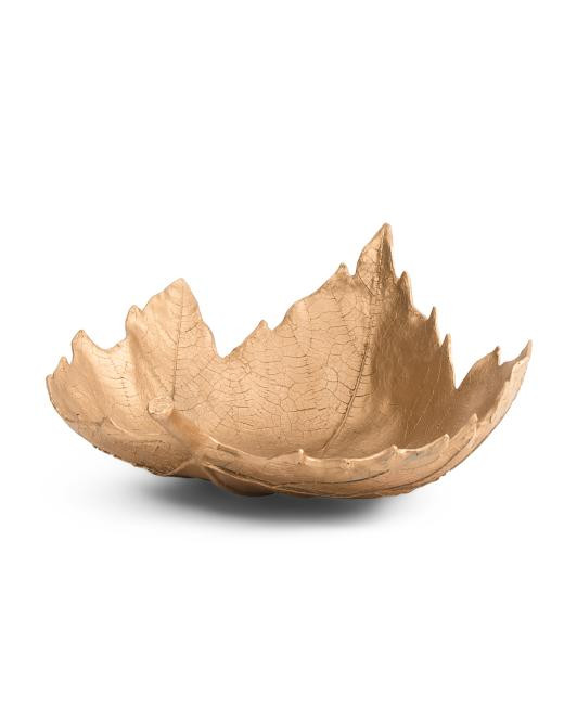 Metallic Leaf Decor | TJ Maxx