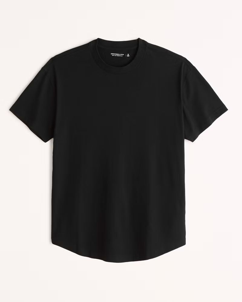 Essential Curved Hem Tee | Abercrombie & Fitch (US)