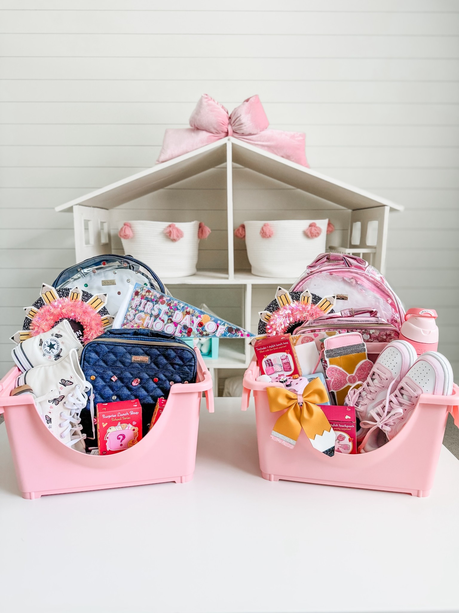 Back to School Baskets for my 3rd & 5th grader✏️🚌🍎 

Some of the items are new and some are what we have loved from the past that we’ll reuse  again this year. The new @packedparty back packs and lunch boxes are going to add a lot of sparkle and fun to the new school year. I have a few more @ogdolls surprise lunchboxes and backpacks that I’m going to hide in their backpacks to surprise them at school. ❤️ 


#backtoschoolgiftidea #packedparty #ourgeneration #backtoschool #firstdayofschool
#firstdayofpreschool #firstdayofprek #firstdayofkindergarten #backtoschoolbaskets #kindergarten #organization #playroom #playroomdecor #learnthroughplay #skillmatics #shopsmall #target #targetstyle #amazon #amazonfinds #mom #jaxmomlife


#LTKSaleAlert #LTKKids #LTKSeasonal