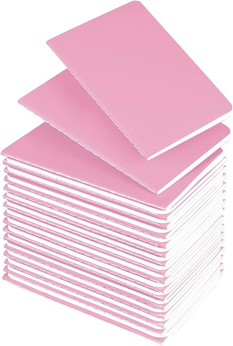 Lzerking Mini Notebooks Bulk 3.5 x 5.5 Inches 36 Pack-Pink Cover Tiny Pocket Journal Notepads for... | Amazon (US)