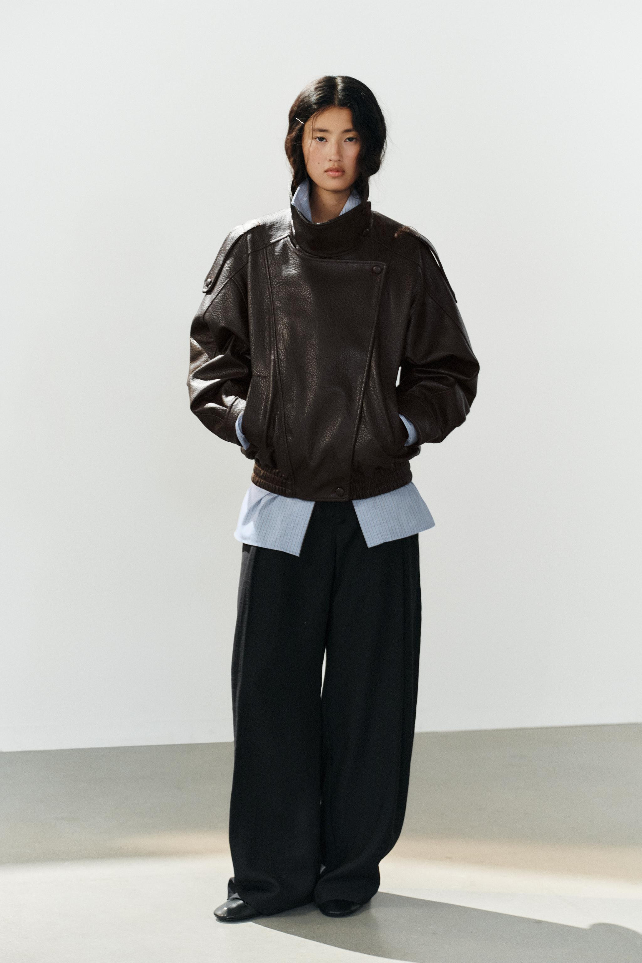 FAUX LEATHER JACKET | Zara US