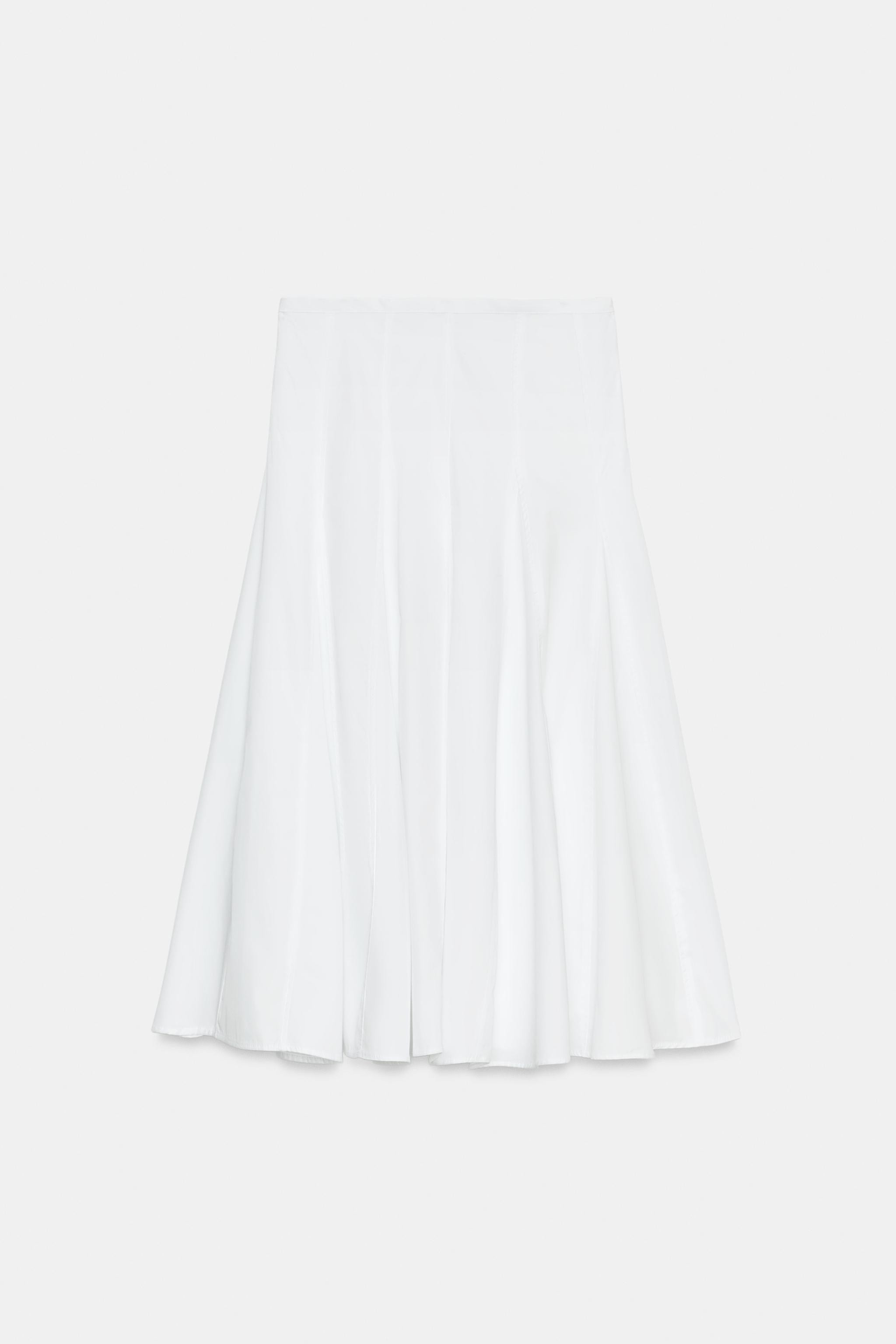 TRF GODET MIDI SKIRT | Zara UK
