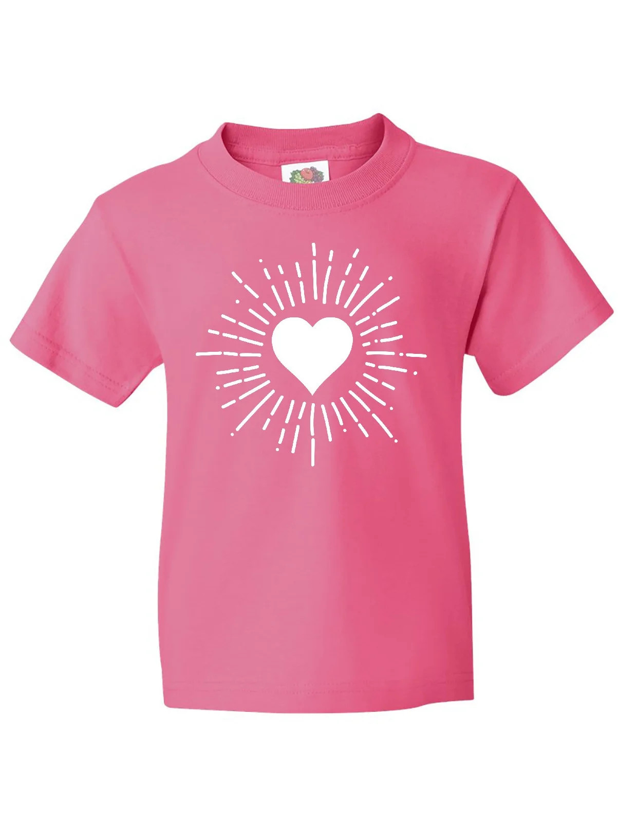 Inktastic Heart Valentine Day Girls Youth T-Shirt | Walmart (US)