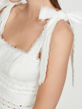 'Dolly' Crochet Tied Straps Dress (3 Colors) | Goodnight Macaroon