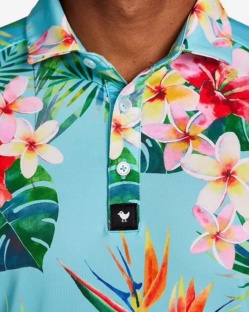 Bad Birdie Men's Tropics Golf Polo | Dick's Sporting Goods | Dick's Sporting Goods