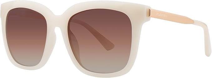 Square Polarized Womens Sunglasses Trendy - Fashion UV400 Protection Eyewear for Women shades | Amazon (US)