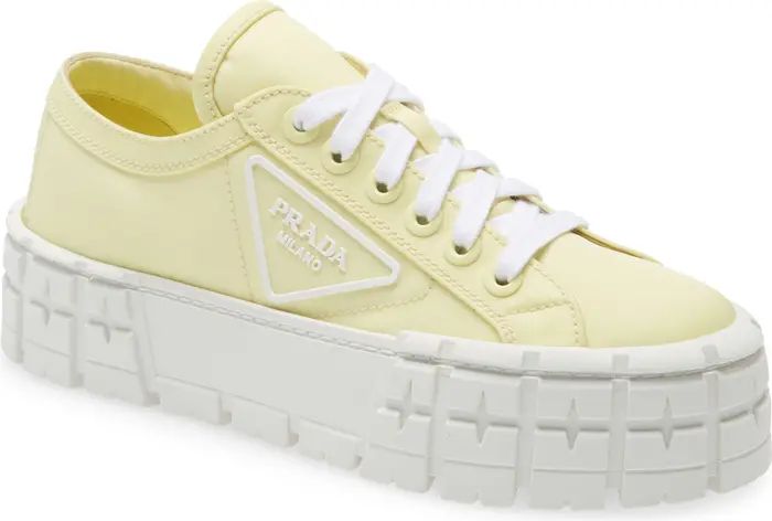 Prada Double Wheel Platform Sneaker | Nordstrom | Nordstrom