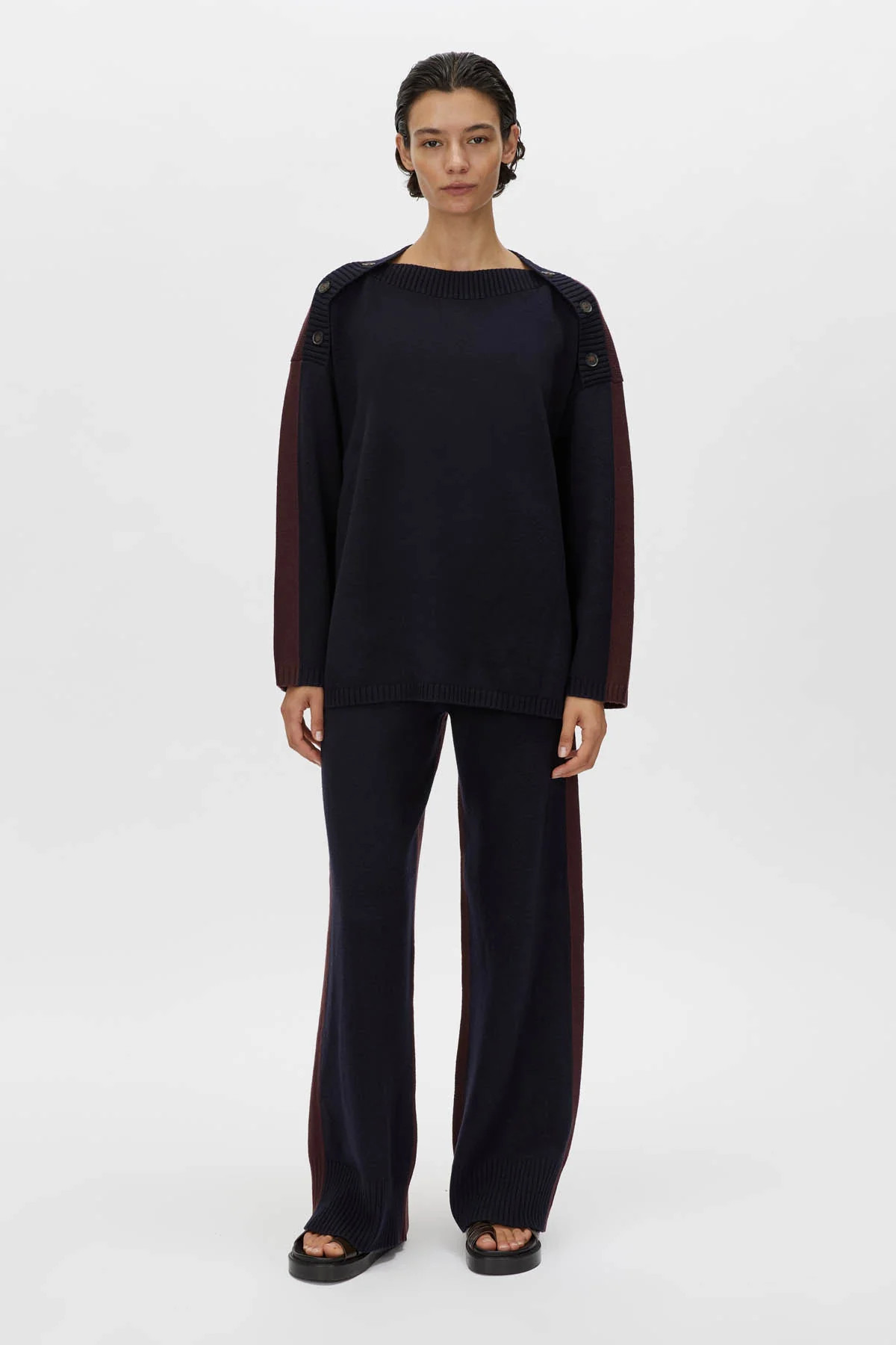 Zagara Button Shoulder Sweater | CAMILLA AND MARC (ANZ)