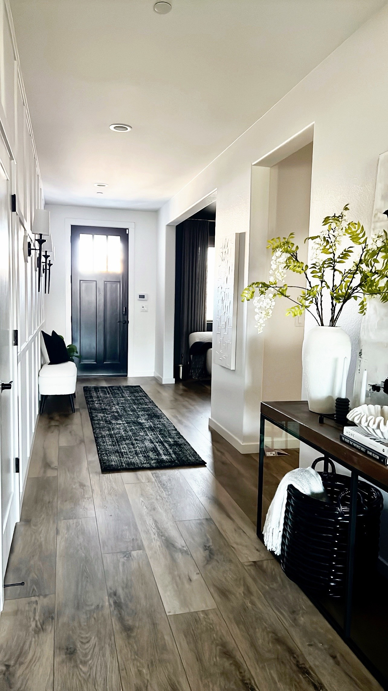 Black and white runner, black and white rugs, designer inspired runner, high-end rug from Amazon, 

#LTKHome